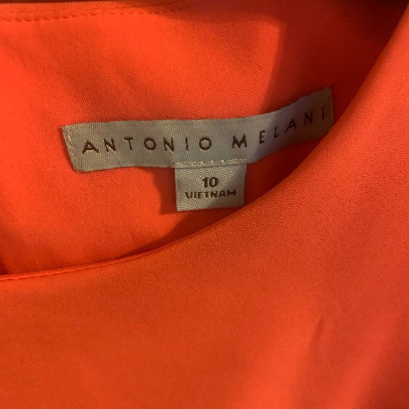 Antonio Melani coral/pink sleeveless dress new - Picture 3 of 7